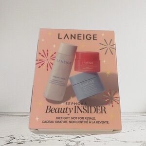 LANEIGE Beauty Insider Mini Gift Set | Hyaluronic Cream, Toner & Sleep Mask